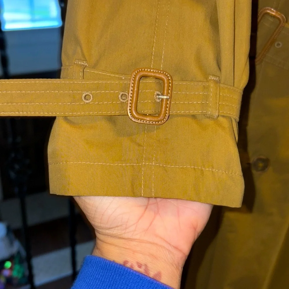 Authentic Christian Dior Vintage Military Trench sz 10 excellent condition ❤️ - Picture 8 of 16